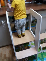 Стілець помічника / Вежа Монтессорі WoodenLikes Колір Натуральний 002 фото від покупців 1