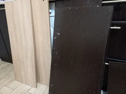Комод на 4 ящика с дверкой Bonittopurple, Бетон. K-02BT