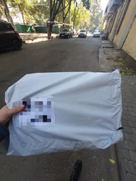 Набор прозрачных сумок в роддом EcoNova (3 шт.) | S, M, XL | Белый спанбонд фото от покупателей 2