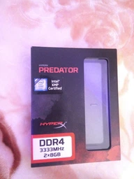 Оперативная память HyperX DDR4-3333 16384MB PC4-26664 (Kit of 2x8192) Predator Black (HX433C16PB3K2/16)