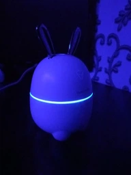 Увлажнитель воздуха зайчик Rabbit 2в1 на 300 мл детский мини персональный LED ароматизатор c подсветкой белый фото от покупателей 8