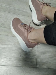 Кроссовки Skechers Bobs Squad Tough White 117209-OFWT 38.5 фото от покупателей 13
