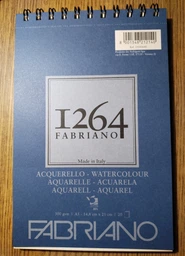 Альбом&nbsp;для акварели&nbsp;Fabriano 1264&nbsp;А5 300г/м2&nbsp;на спирали&nbsp;20 листов (8001348212140) фото от покупателей 5