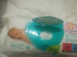 Детские влажные салфетки Pampers Sensitive 80 шт (8001841041421)