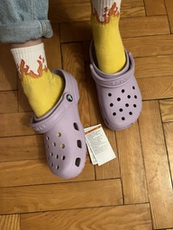 Женские кроксы Crocs Jibbitz Classic Clog PkM 10001-6ZW 38-39 (M6/W8) 24 см Pink Milk (196265882120) фото от покупателей 16