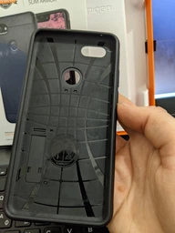 Протиударний чохол з підставкою Spigen Slim Armor для Google Pixel 3 XL Black фото від покупців 1