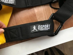 Тренувальні петлі trx для кросфіту (трх тренажер для фітнесу та турніка) OSPORT Pro (FI-0037-1) Чорно-фіолетовий фото від покупців 11
