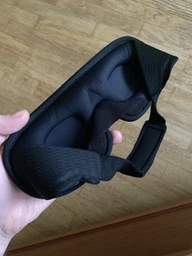 Маска для сну дихаюча Silenta 3D Breath Чорна + Беруші (17120) фото від покупців 7