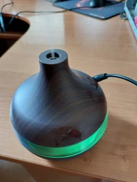 Зволожувач повітря Humidifier нічник від USB з підсвічуванням темне дерево (14582) фото від покупців 2
