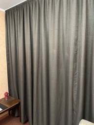 Штора Лен Блэкаут Оливка 1 шт 150х170 фото от покупателей 9