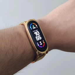 Ремешок MiJobs V-shape металлический для Xiaomi Mi Band 6/5/4/3 Silver (MJ5VMS004S) фото от покупателей 5