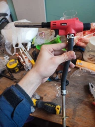 Портативный газовый горелка 1300°C INTERTOOL GB-0022 для пайки и строительных работ