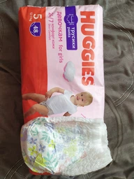 Трусики-Підгузки Huggies Pants 5 Jumbo 12-17 кг для дівчаток 34 шт. (5029053564272) фото від покупців 15