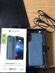 Чохол-акумулятор з бездротовою зарядкою Mophie Juice Pack Access, Power Bank 2000 mAh для Iphone X/XS Red фото від покупців 3