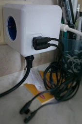 Розгалужувач мережевий Allocacoc PowerCube 4 розетки 2 USB Синій (1202BL/DEOUP) фото від покупців 5