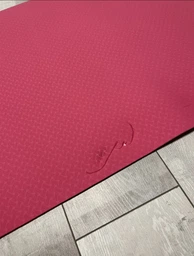 Коврик для йоги YogaLife TPE+TC ( Eco Friendly) 6 мм серый-черный (двухслойный спортивный каремат, мат для фитнеса, пилатеса) фото от покупателей 4