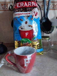 Кава у зернах Ferarra Blue Espresso 1кг фото от покупателей 11