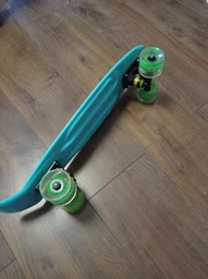 Пенні борд Penny Board Black, Світяться колеса фото від покупців 8
