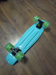 Пенні борд Penny Board Black, Світяться колеса фото від покупців 7