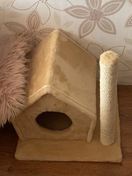 Когтеточка Lucky Pet домик сизалевый "Фани" Серая 50х40х40 см (4820224216157) фото от покупателей 1