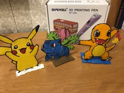 3D-ручка MyRiwell 2 RP100B Yellow з Набором Еко Пластика PLA (189 метрів) 12 різних кольорів та Трафаретами фото від покупців 9