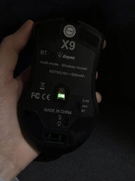 Мышь беспроводная, бесшумная игровая SENOIX™ Silent X9 Pro bluetooth + 2.4 gHz, с аккумулятором и подсветкой фото от покупателей 9