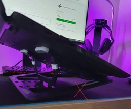Подставка складная для ноутбука,планшета и книг Laptop Stand S155 Черная фото от покупателей 4