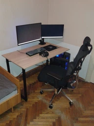 Кронштейн-подставка для двух мониторов North Bayou NB F160 VESA 17" - 27" настольный с 3D регулировкой и функцией PIVOT Черный