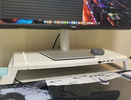 Подставка для настольного монитора MOOJAY с игровой подсветкой RGB и концентратором 4 x USB 3.0 фото от покупателей 16