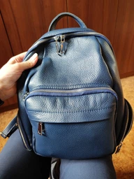 Рюкзак женский из натуральной кожи 06 BagTur Цвет белый 02060102 фото от покупателей 9