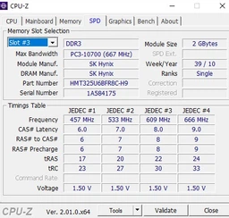 Оперативна пам'ять SK hynix DDR3 4GB 1333 MHz CL9 1,5 V (HMT351U6BFR8C-H9) фото від покупців 11