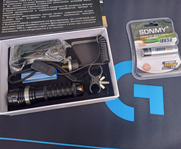 Підствольний ліхтар Police + Посилений акумулятор SDNMY 18650 4800 mAh фото від покупців 2