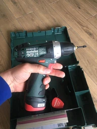 Аккумуляторная дрель-шуруповерт Metabo PowerMaxx BS Basic (600080500) + 2 АКБ Li-Power + ЗУ LC 24 + Кофр фото от покупателей 10