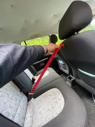 Автомобільний ремінь безпеки для собаки GoodTrip 43-72 см Red (HbP050621)