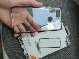 Протиударний прозорий чохол GEAR4 Piccadilly D3O з антимікробним покриттям для Google Pixel 3a XL (6") Black + Transparent фото від покупців 1