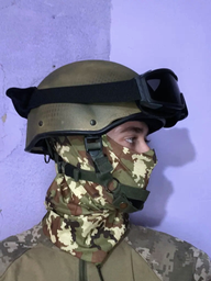 Тактичні балістичні окуляри Xaegistac Airsoft Goggle's Black 3 змінні лінзи фото від покупців 3