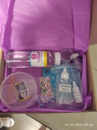 Набор для слаймера Сделай слайм Clear slime box