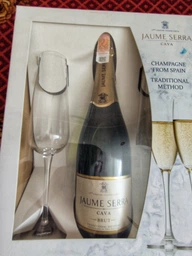 Вино ігристе Cava Jaume Serra Brut J.Garcia Carrion біле брют 0.75 л 11% + 2 келихи (2129908299083_1021000010300) фото від покупців 3