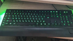 Клавиатура проводная HQ-Tech KB-327F USB, 3 цвета подсветки символов с плавной регулировкой(Red/Green/Yellow), UA/EN раскладка, мультимедийная фото от покупателей 1