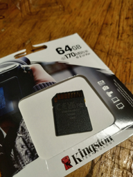 Карта памяти Kingston SDXC 64GB Canvas Go! Plus Class 10 UHS-I U3 V30 (SDG3/64GB) фото от покупателей 3