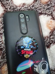 Попсокет (Popsockets) держатель для смартфона Леон Волк Оборотень Бравл Старс (Leon Wolf Werewolf Brawl Stars) (8754-1014-WT) Белый
