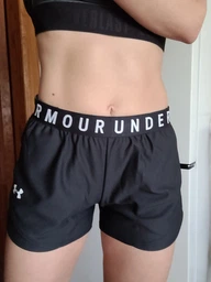 Жіночі чорні спортивні шорти Play Up Short 3.0 Under Armour S 1344552-001 фото від покупців 2