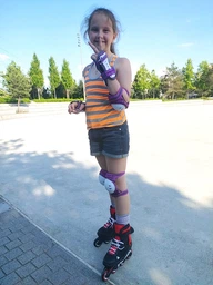 Ролики дитячі Rollerblade Microblade (Черно-красный, 33-36.5)