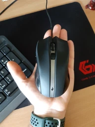 Мышь Gembird MUS-GU-02, Black, USB, лазерная, 800/1200/1600/2400 dpi, 6 кнопок, 1.8 м фото от покупателей 5