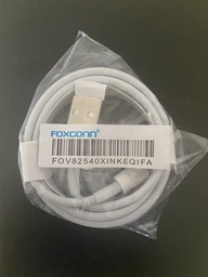 Зарядний кабель Foxconn Lightning для iPhone iPad iPod 1м білий без упаковки фото від покупців 4