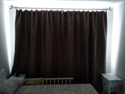 Штори, портьєри однотонні блекаут Jolie maison 250x270 см 2 шт Коричнева