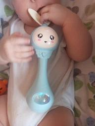 Інтерактивне музичне брязкальце Baby Molar Rattle sobebear YL 5505 прорізувач для зубів Зайчик рожевий фото от покупателей 10