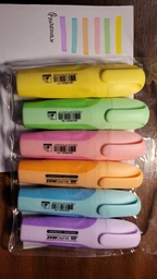 Набор текст-маркеров Buromax Pastel 6 шт с резиновыми вставками (BM.8905-96) фото от покупателей 4