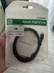 Кабель UGREEN US286 USB-C to USB-C 60W QC4.0 PD3.0 3A 3m Black (60788) фото від покупців 4