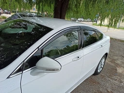 Дефлекторы окон (ветровики) с хромом FORD FUSION USA 2013-2020 фото от покупателей 1